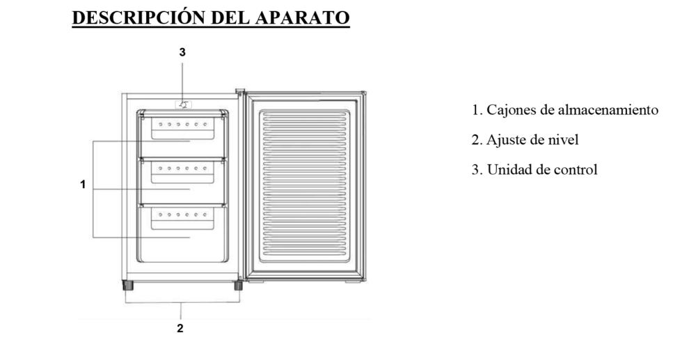 Congelador Vertical CCVH821W - Corberó, Congelador Pequeño 